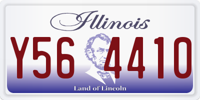 IL license plate Y564410