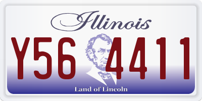 IL license plate Y564411
