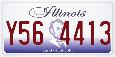 IL license plate Y564413
