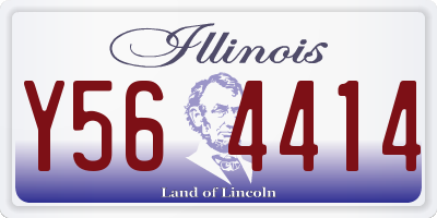 IL license plate Y564414