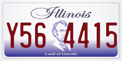 IL license plate Y564415