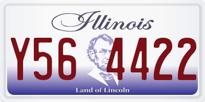IL license plate Y564422
