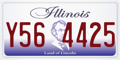 IL license plate Y564425