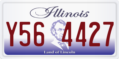 IL license plate Y564427