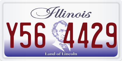 IL license plate Y564429