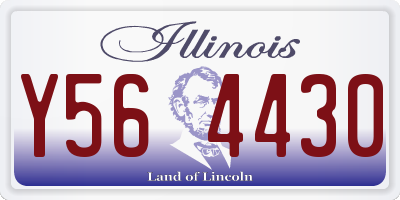 IL license plate Y564430