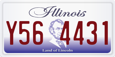IL license plate Y564431