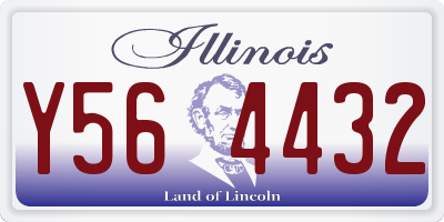 IL license plate Y564432