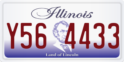IL license plate Y564433