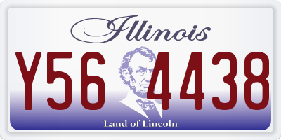 IL license plate Y564438