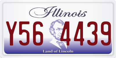 IL license plate Y564439