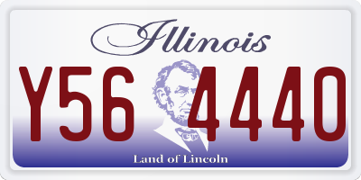 IL license plate Y564440