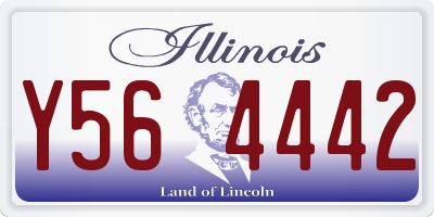 IL license plate Y564442