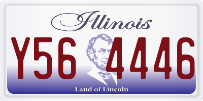IL license plate Y564446