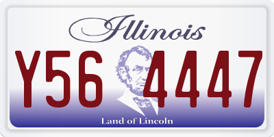 IL license plate Y564447