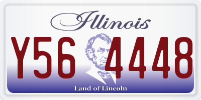 IL license plate Y564448