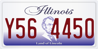 IL license plate Y564450