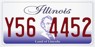 IL license plate Y564452
