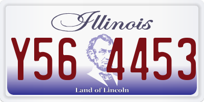 IL license plate Y564453