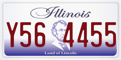 IL license plate Y564455