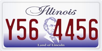 IL license plate Y564456