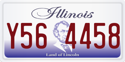 IL license plate Y564458