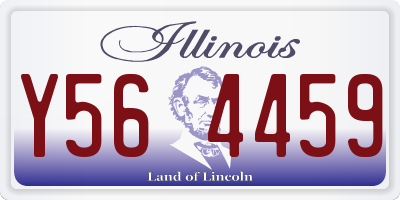 IL license plate Y564459