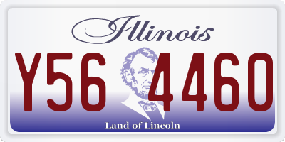 IL license plate Y564460