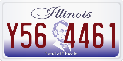 IL license plate Y564461