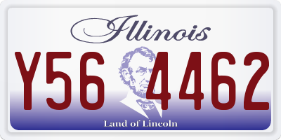 IL license plate Y564462