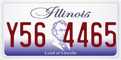 IL license plate Y564465