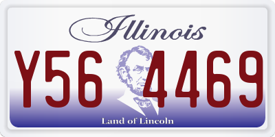 IL license plate Y564469