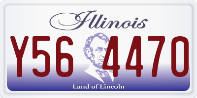 IL license plate Y564470