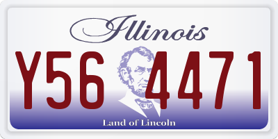 IL license plate Y564471