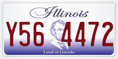 IL license plate Y564472