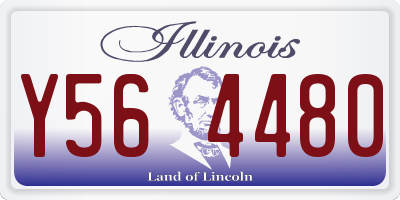 IL license plate Y564480