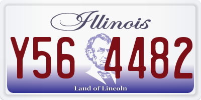 IL license plate Y564482