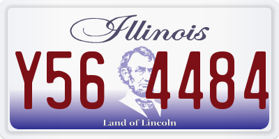 IL license plate Y564484