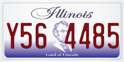IL license plate Y564485