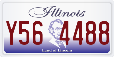 IL license plate Y564488