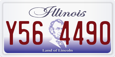 IL license plate Y564490