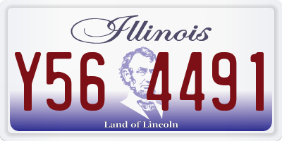 IL license plate Y564491