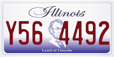 IL license plate Y564492