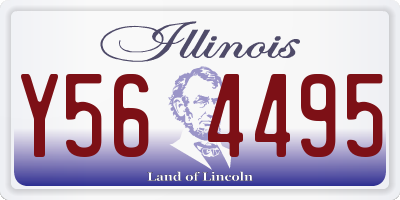 IL license plate Y564495