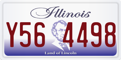 IL license plate Y564498