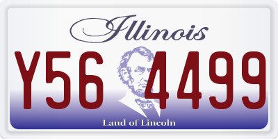 IL license plate Y564499