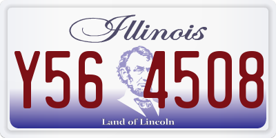 IL license plate Y564508