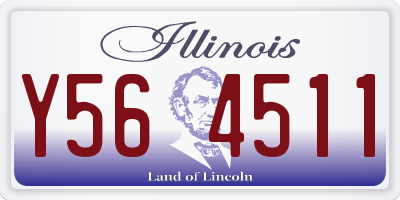 IL license plate Y564511