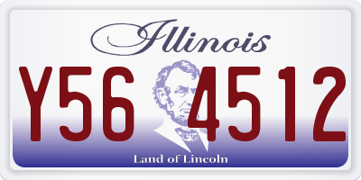 IL license plate Y564512