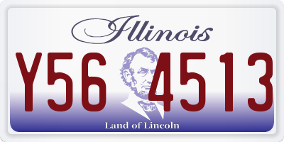 IL license plate Y564513
